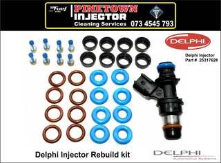 Delphi 25317628 Fuel Injector Rebuild Kit V8 For Chevy GMC  injectors