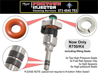 Opel Adam 1.0 L 3cyl Fuel Injector Seal Kit