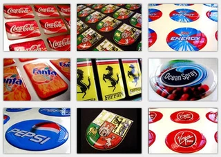 Bespoke Gell / Dome Stickers