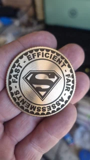 Brass - Challenge Coins  --Custom Made--  (To Order)