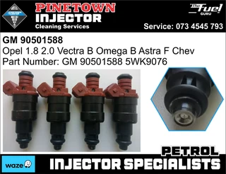 Opel 1.8 2.0 Vectra B Omega B Astra F GM 90501588 5WK9076 Original set of 3x