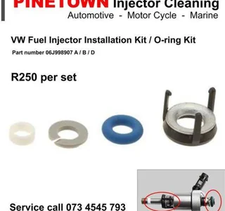 VW / Audi Fuel Injectors Seals Repair Kit  Replacement For Golf GTI Tiguan A3 A4 A5 A6 A8 Q32.T
