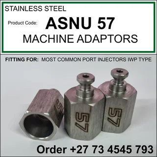 ASNU 57 Adapters - Stainless Steel Upgrade