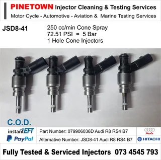 Fuel Injector Hitachi JSD8-41 fits 08-10 Audi RS4 B7 R8 2008-2010 RS4 4.2L