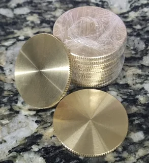 45mm Brass Blank Coins For Laser Engraving.
