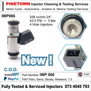 Fuel Injector For FIAT Fiorino Palio Siena Strada IWP066 Injectors