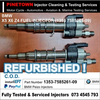 Bmw X5 X6 Z4 Fuel Injector (1353 7585261-09) Bmw Oem