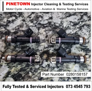 0280158157 Fuel Injectors OEM Bosch for 2010-2012 Mazda 3 5 6CX-7 2.5L I4