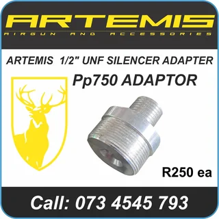 DonnyFL Artemis PP750 1/2&#34; UNF 1/2 x 20 Adapter A63