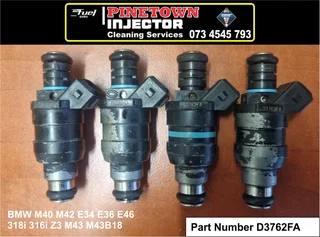 4x D3762FA Lucus injectors 1731357  E34 E36 E46 318i 316i Z3 M43 M43 M40 M42 B18
