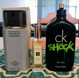 Calvin Klein Shock, Ted Lapidus, Jo Malone Perfumes