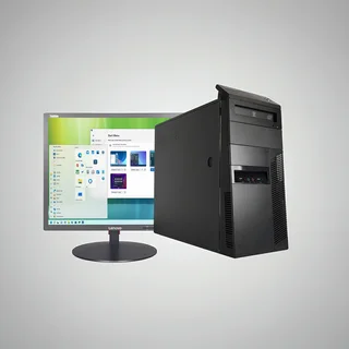 Lenovo / Mecer Combo/intel i5-1st Generation /4GB RAM/500GB HDD/19-inches Monitor/Windows 10 Pro