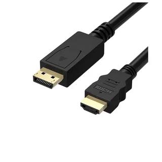 Display port to HDMI 1.8m Cable adapter 4K Ultra HD – black