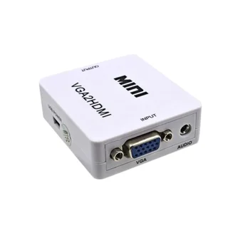 Mini VGA to HDMI Converter with Audio Support – New Sealed