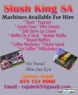 Boba Slush, Soft Serve Ice Cream Machine&#39;s To Hire