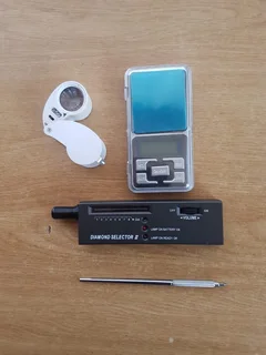 Diamond tester ,scale loupe, scratch Pen