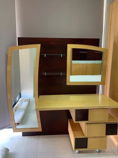 Dressing table and Cupboards