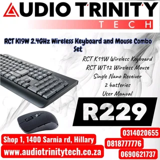 RCT K19W 2.4GHz Wireless Keyboard