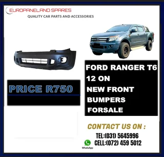 Ford Ranger T6 2012 On Brand New Front Bumpers Forsale Price R750