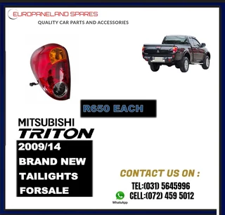 Mitsubishi Triton 07/14 Brand New Taillights Forsale R650 Each