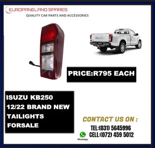 Isuzu Kb250 Fleetside 2012/2022 Brand New Tailights For Sale R795 Each .