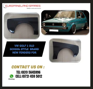 VW GOLF MK1 RABBIT 1980 ONWARDS  NEW FRONT FENDER FOR SALE PRICE R1600 EACH