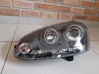 Vw Jetta 5  Angel Eyes  Black Type Headlights Set Forsale  R5900
