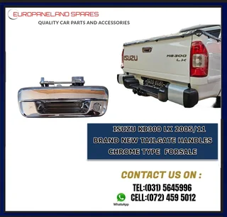 Isuzu Kb300 05/11 Brand New Tailgate Handles Chrome Forsale Price R450
