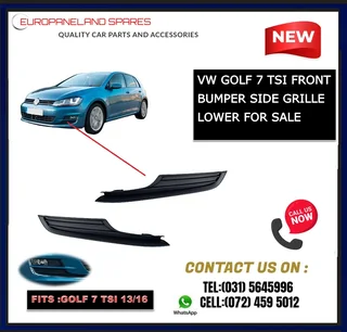 Vw Golf 7 Tsi 13/16 Brand New Front Bumpers Lower Side Grilles Forsale R230 Each