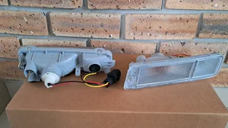 MITSUBISHI COLT 2002–2008 NEW BUMPER LAMPS SET (CLEAR TYPE) FORSALE PRICE R250