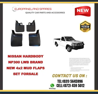 Nissan Hardbody Np300 Single Cab – Mudflaps Set For Sale  R350