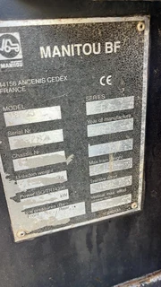 2005 Manitou MSI25D Rough Terrain Forklift 2,5 Ton