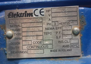 Electrical Motor 7.5 HP