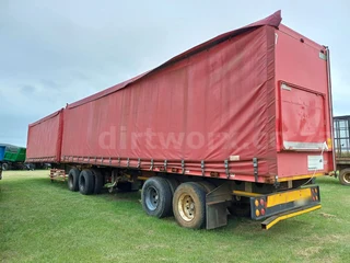 1999 Afrit Tautliner Interlink Beverage Trailer