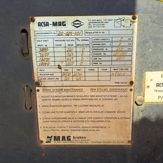 1999 Afrit Tautliner Interlink Beverage Trailer