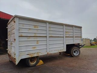 Single Axle Closed Box Body Semi Trailer