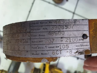 Cummins 6CT 8.3 Engine Stripped