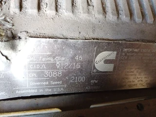 Cummins QSX15 Engine For Spares