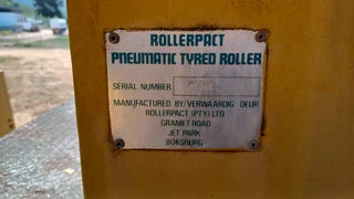Ingersoll Rand Pneumatic Roller 27 Ton