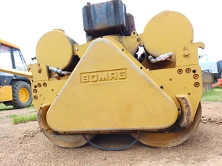 Bomag BW75S Walk Behind Roller and Trailer