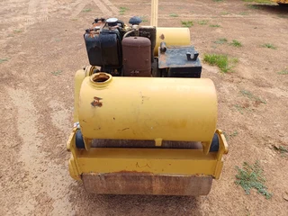 Bomag BW75S Walk Behind Roller and Trailer