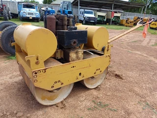 Bomag BW75S Walk Behind Roller and Trailer