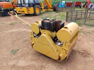 Bomag BW75S Walk Behind Roller and Trailer