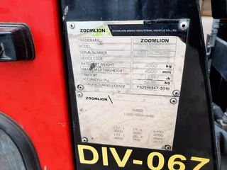 2018 FD40 Forklift 4 Ton