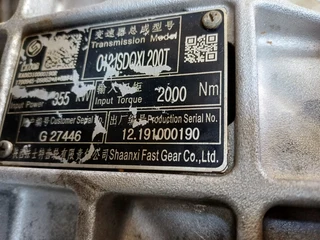 FAW J5N 420 FT Gearbox Stripped