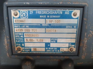 ZF Ecomat 5HP-500 Transmisison