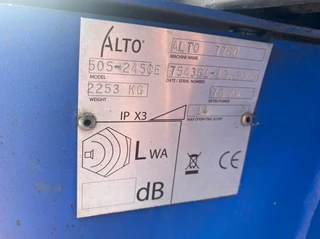 Alto American Lincoln 7760 Road Broom Sweeper