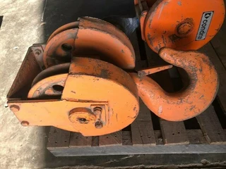 10 TON OVERHEAD BRIDGE CRANE SWIVEL BLOCK AND HOOK