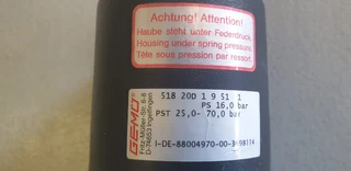 Gemu Angle Seat Globe Valve 518 20D 1 9 51 1