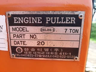 2012 Engine Puller 7 Ton Winch  For Power Line